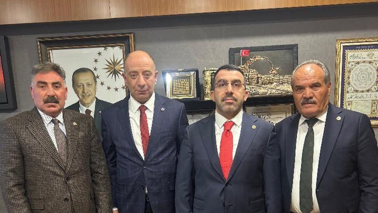 Ziraat Odası Başkanı heyetinden Kars Milletvekili Çalkın'a ziyaret