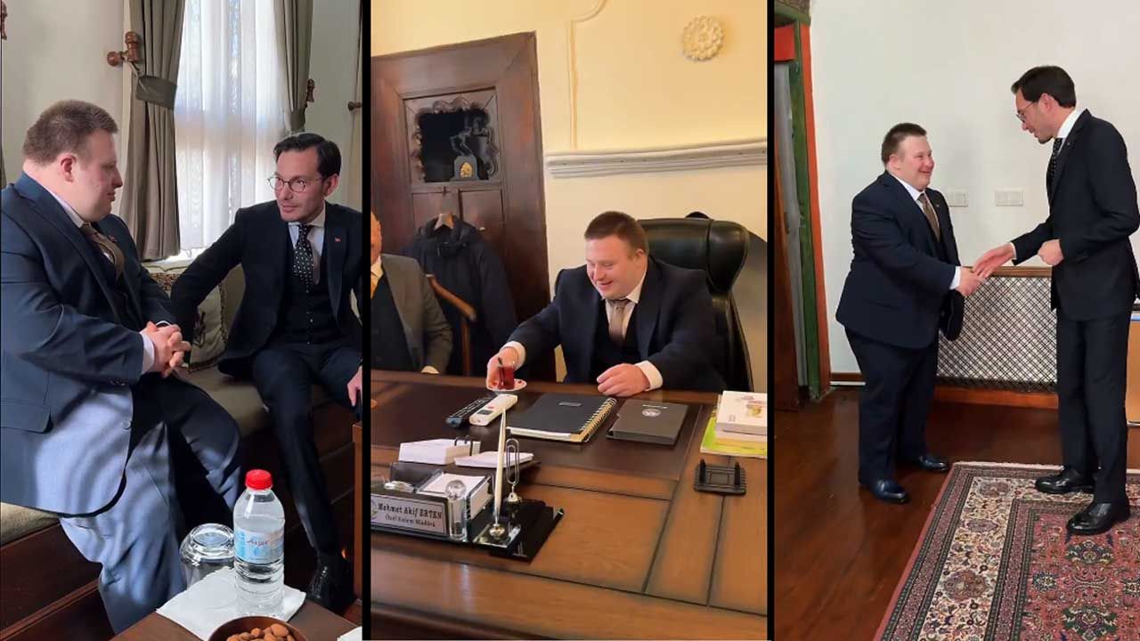 Tokat Belediyesinden örnek adım: Down Sendromlu Ethem Ay Özel Kalem Müdürü oldu