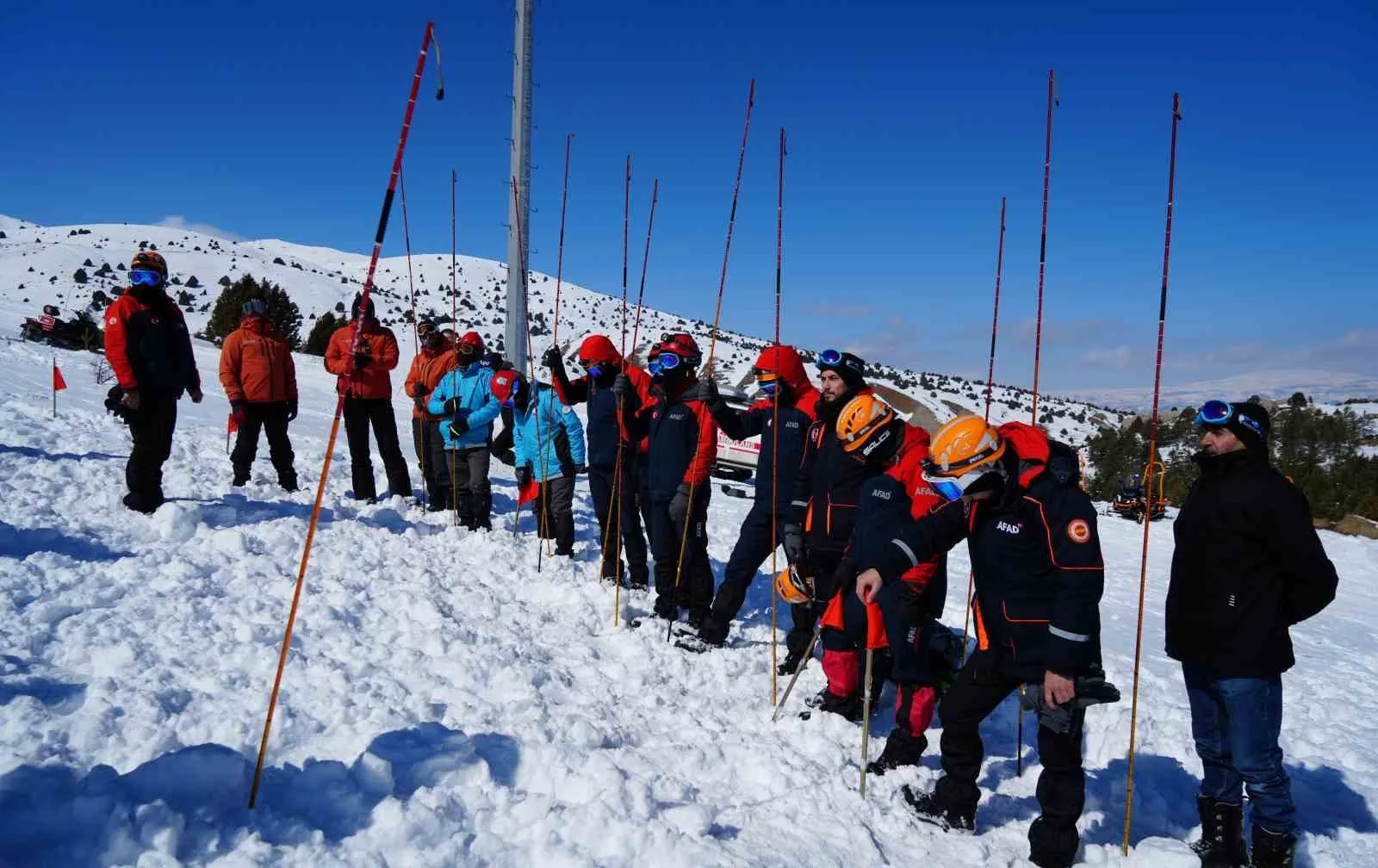 Ergan Dağı Kayak Merkezi’nde Çığda Kurtarma Tatbikatı Gerçekleştirildi