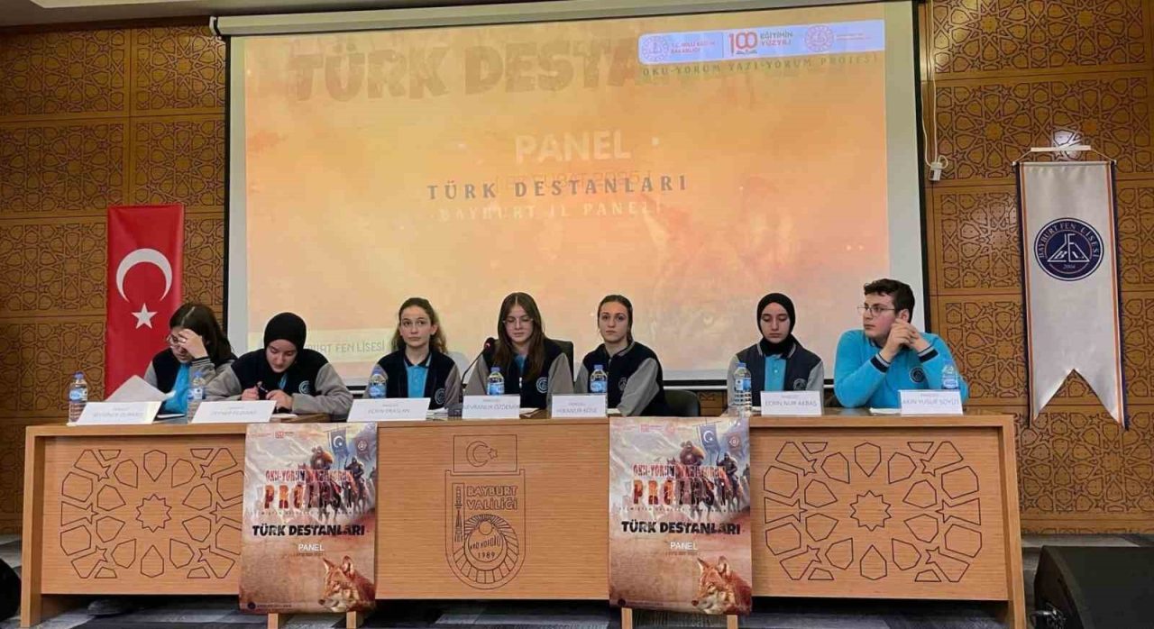 Bayburt Fen Lisesi Türk Destanları Paneli Sonuçlandı: Türk Kültürü ve Edebiyatı Tartışıldı