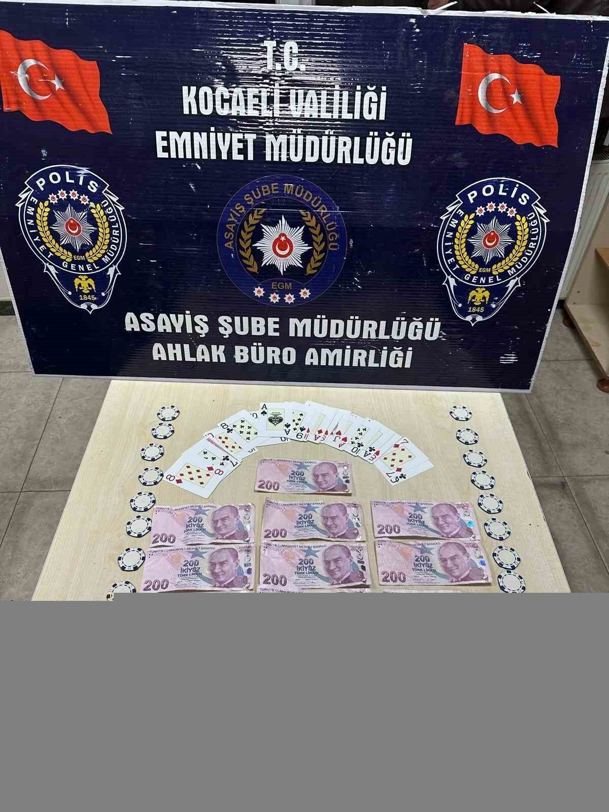 Kumar oynayanlara ceza kesildi
