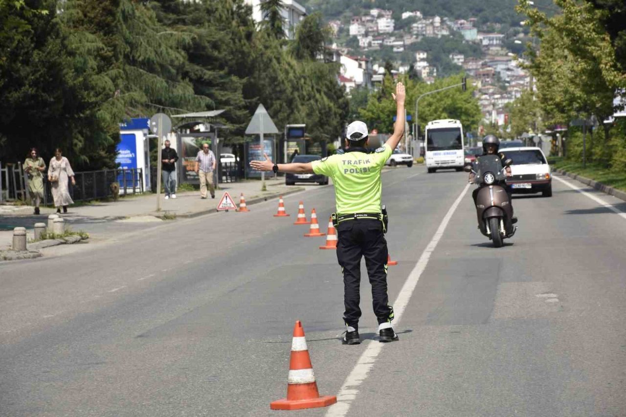 Ordu’da bir haftada 17 binden fazla araç ve sürücüsü denetlendi