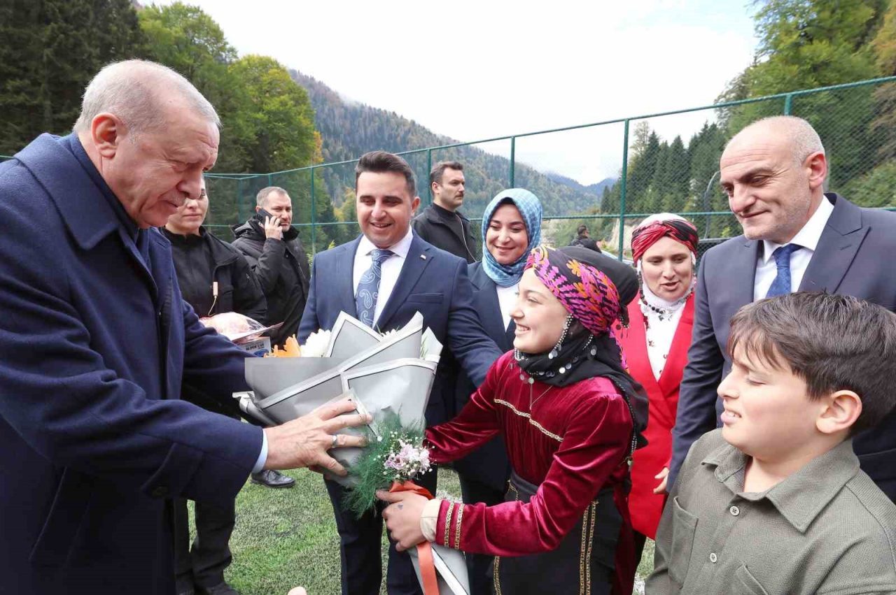 Cumhurbaşkanı Erdoğan Ayder Yaylası’nda