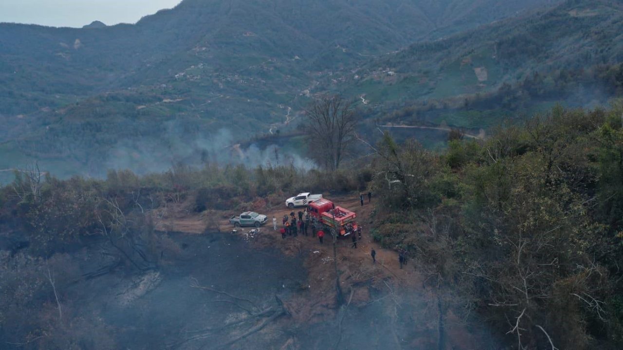 Artvin Valisi Ergün: “Yangın kısmen kontrol altına alındı”