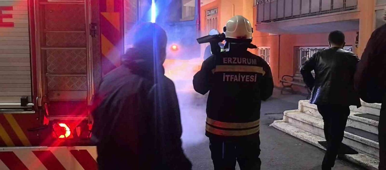 Palandöken’de korkutan yangın