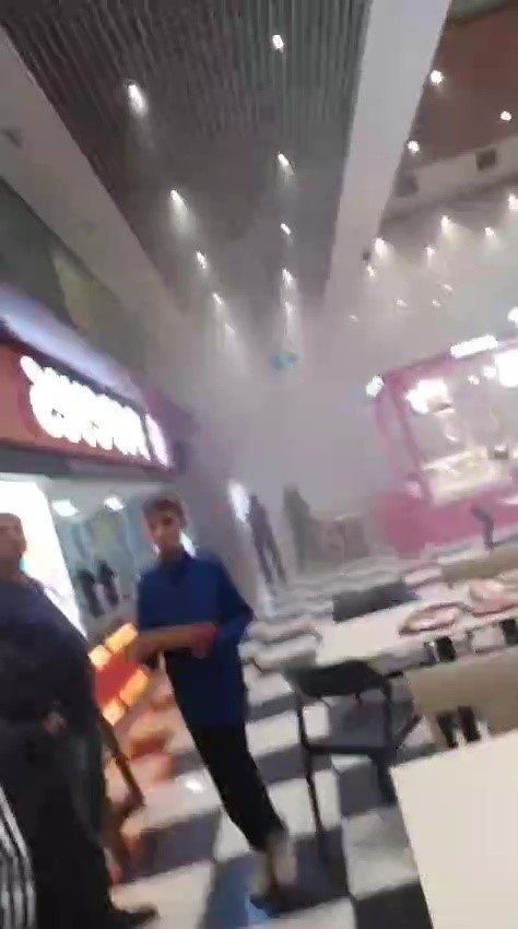 Zonguldak’ta Esas 67 Burda AVM’de yangın paniği