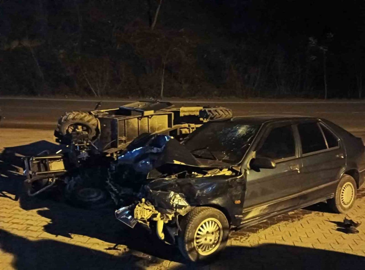Ordu’da patpat ile otomobil çarpıştı: 2 yaralı