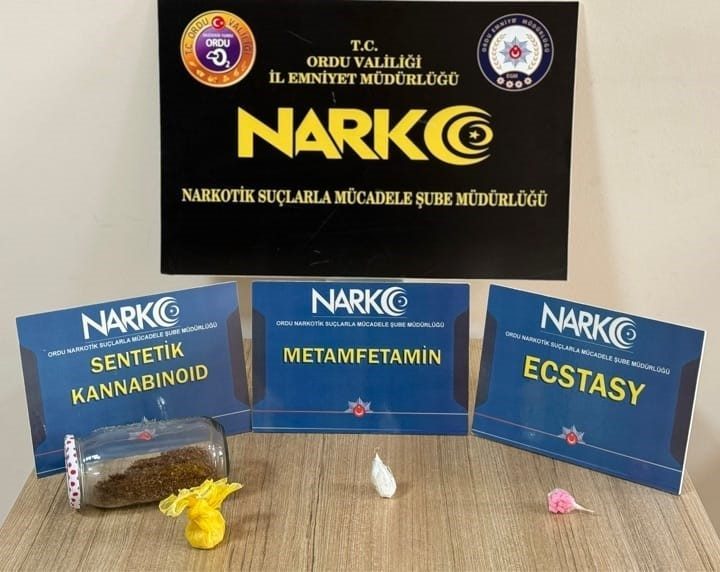 Ordu’da uyuşturucu operasyonlarında 1 tutuklama