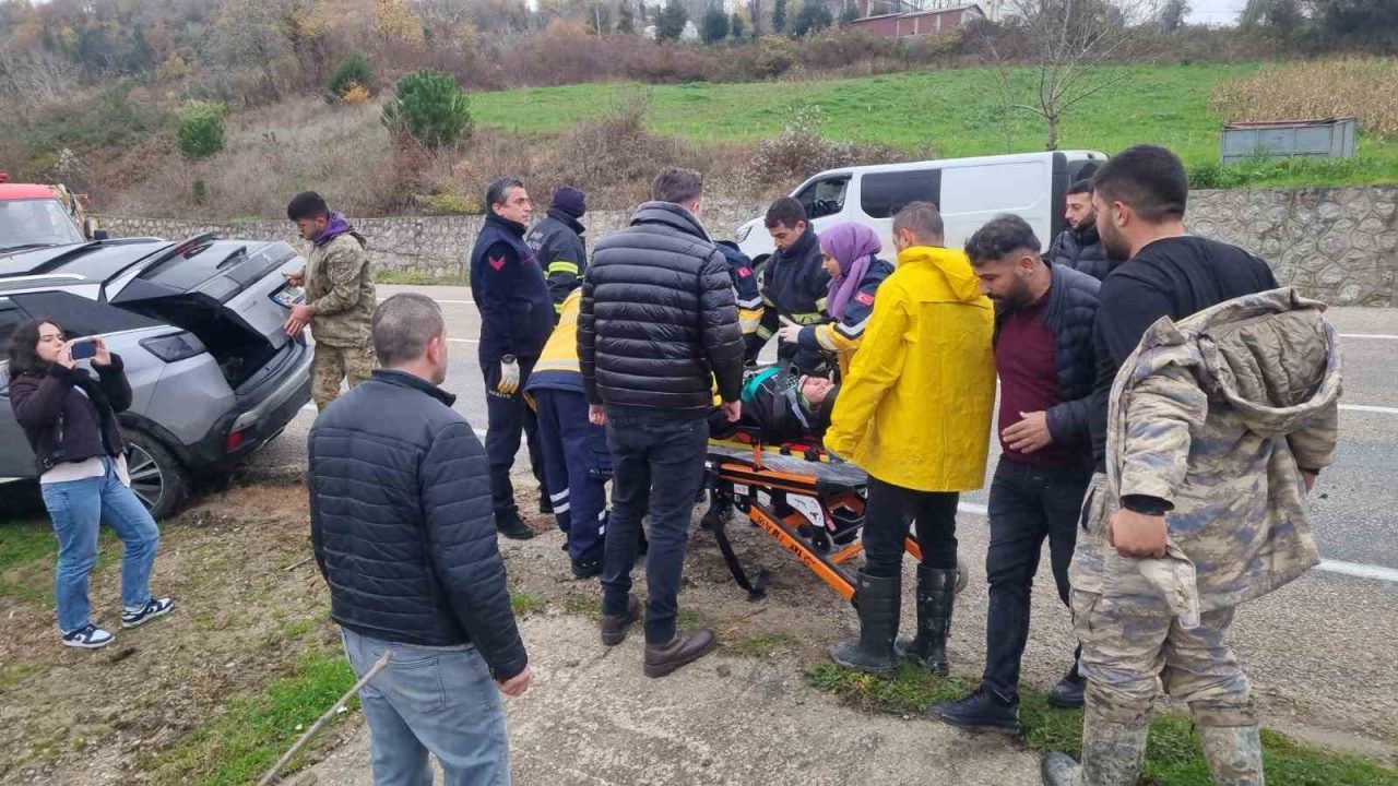 Sinop’ta kaza: 1 yaralı