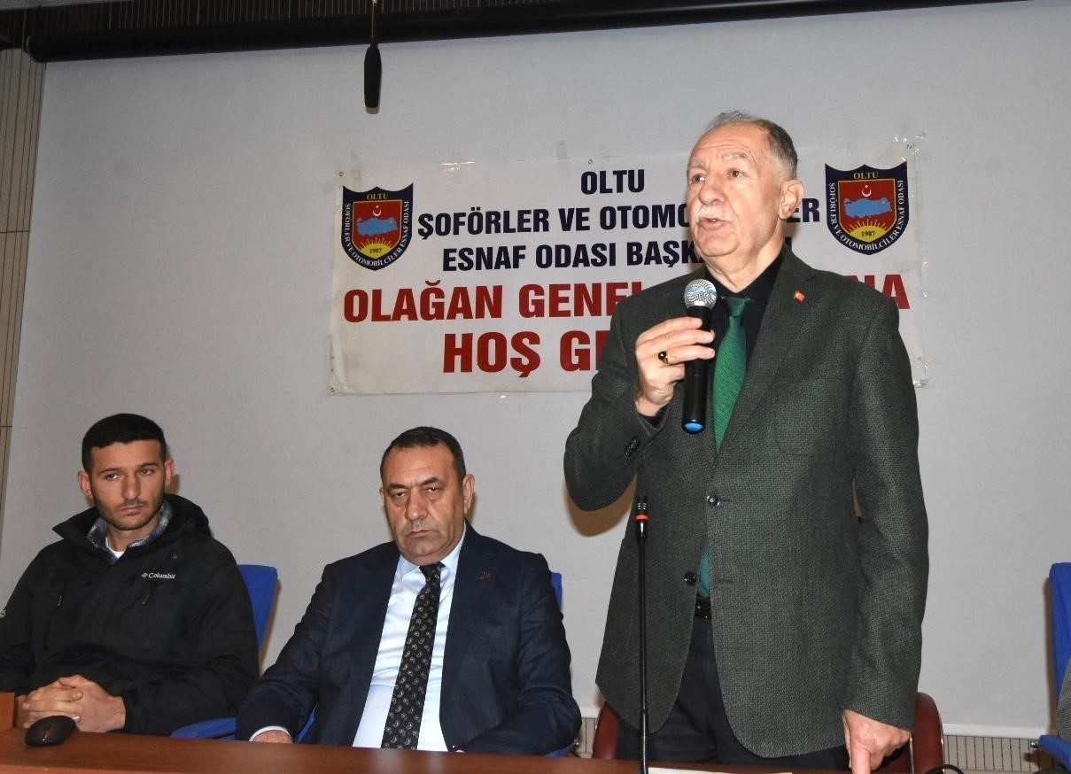 Oltu Şoförler ve Otomobilciler Odası’nda seçim heyecanı