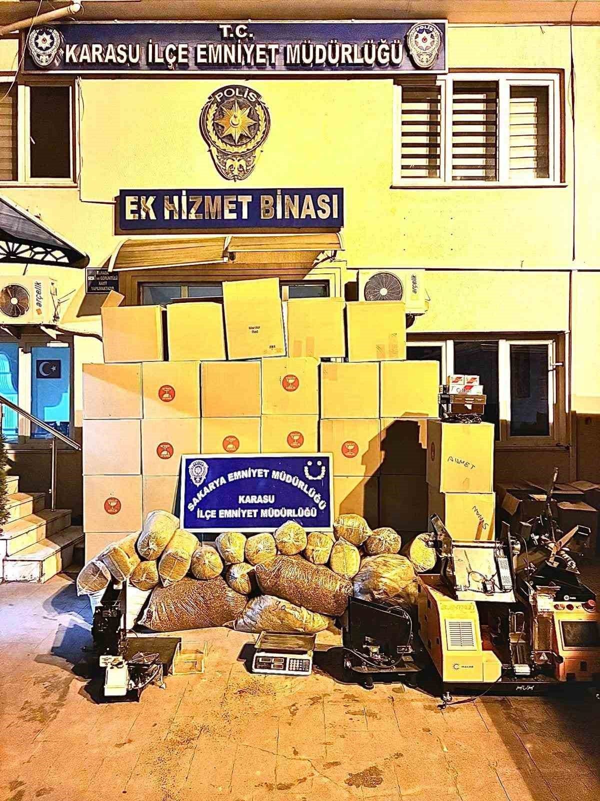 Sakarya’da polis kaçakçılara göz açtırmıyor: 2 gözaltı
