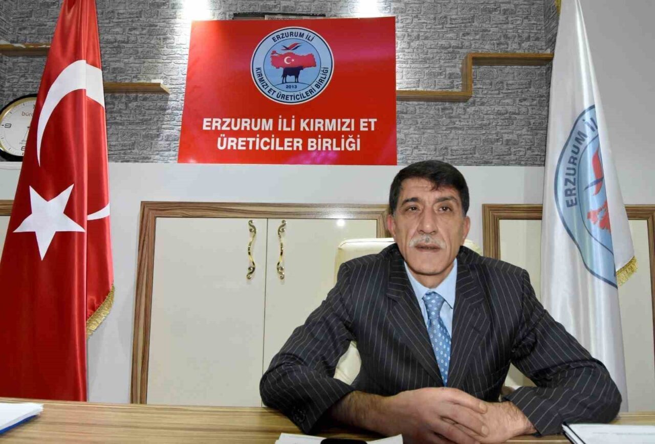 Erzurum Kırmızı Et Üreticileri Birliği Başkanı Ürüşan: “Kırmızı et projesi, besicilerimize can simidi olacak”