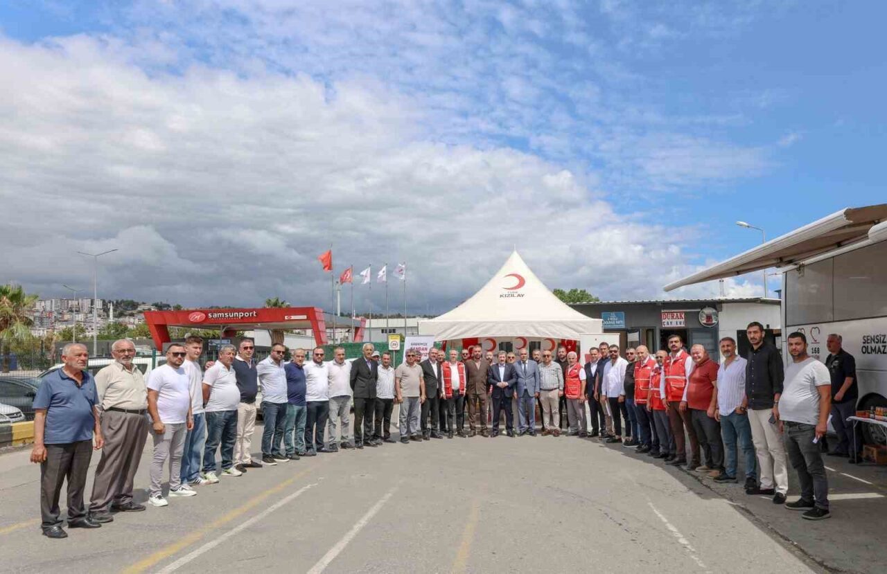 Samsun’da “Birbirimize Candan Bağlıyız” kan bağışı kampanyası